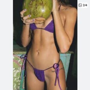 INDAH Crush Bottoms in purple